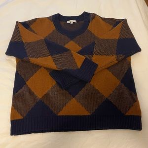 Madewell Wool Chevron Sweater